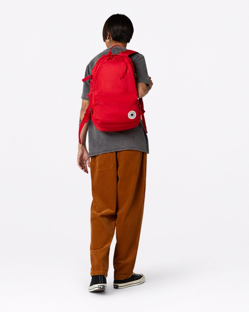 Women's Converse Straight Edge Backpacks Red | AU C1860C